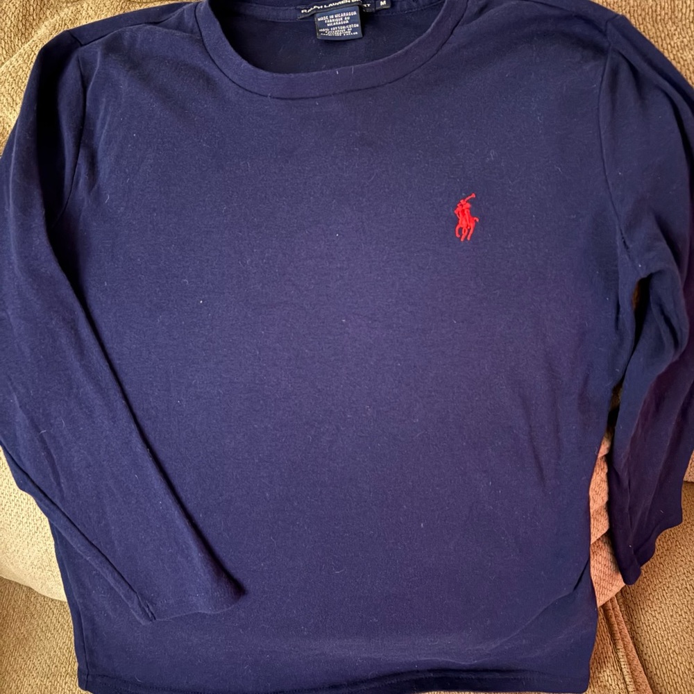 Polo by Ralph Lauren Women’s Blue Long Sleeve Tee